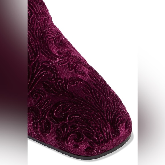 NWT Stuart Weitzman Arky velvet raspberry loafers - Picture 2 of 9